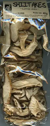 Shiitake sec entier vrac